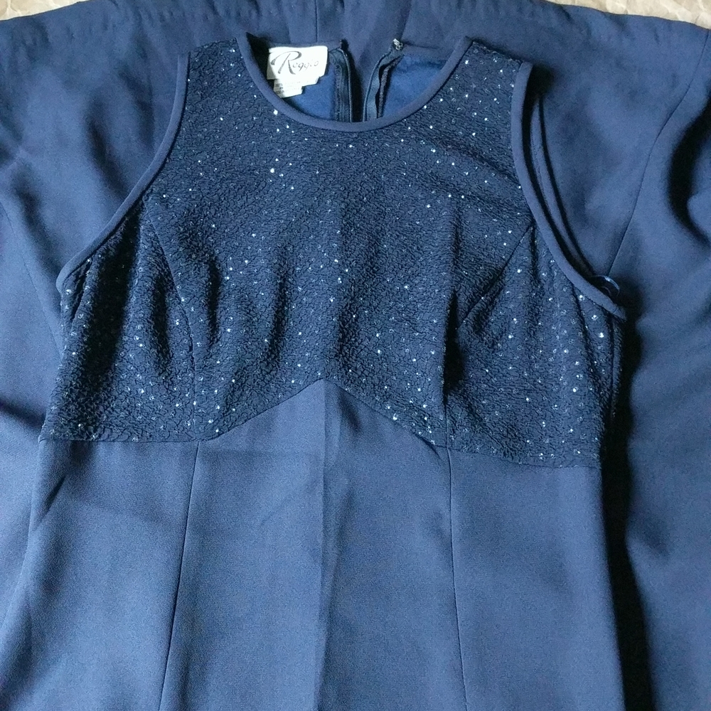 Reggio Sleeveless Maxi Blue Dress Size 6